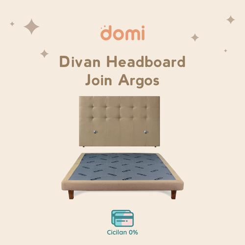 Promo Domi Tempat Tidur Dipan + Sandaran Argos / Divan + Headboard
