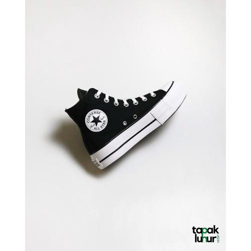 all star black high platform