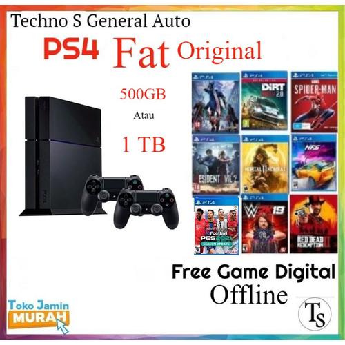 playstation 4 fat 1 tb