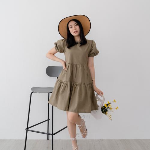Promo Ms Daisy Eloise Linen Puff-Sleeve 