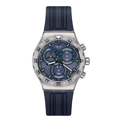 Jual Swatch Irony YVS473 Teckno Blue 
