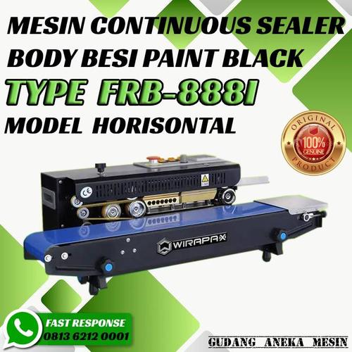 Jual Mesin Continuous Sealer Body Besi Paint Black Type FRB888I