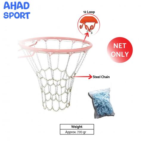 Ahad Rind Rind Jual Jaring Ring Basket Rantai Basketball Net BOUNCE 12 Loops - Jakarta ...