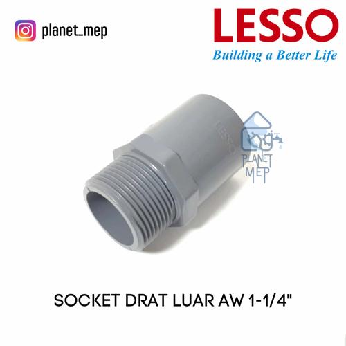 Jual LESSO SOCKET DRAT LUAR AW 11/4