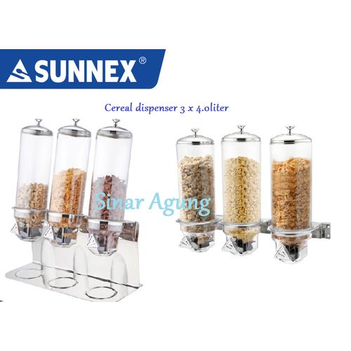Jual SUNNEX CEREAL DISPENSER 3X4 liter Kota Yogyakarta SINAR AGUNG