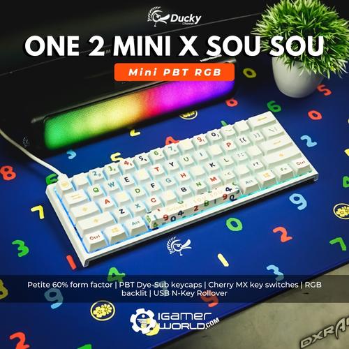 Promo Ducky X Sou Sou One 2 Mini PBT RGB Mechanical Gaming Keyboard