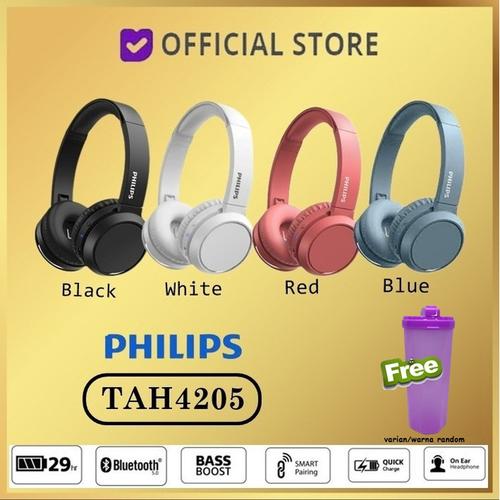 Promo Philips TAH4205 On-ear Wireless Headphones Headset TAH 4205 ...