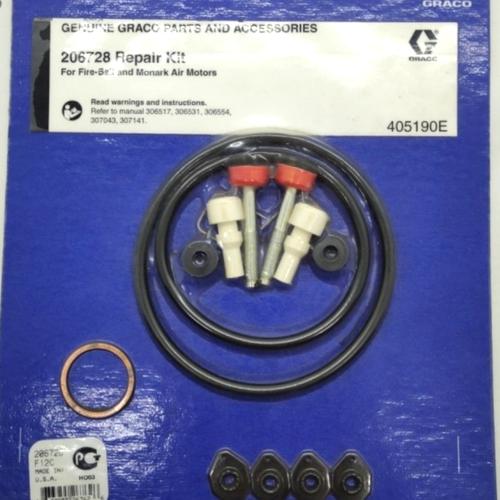 Jual 206728 REPAIR KIT FOR GRACO FIRE BALL AND MONARK AIR MOTORS Kota Samarinda Barraq Al