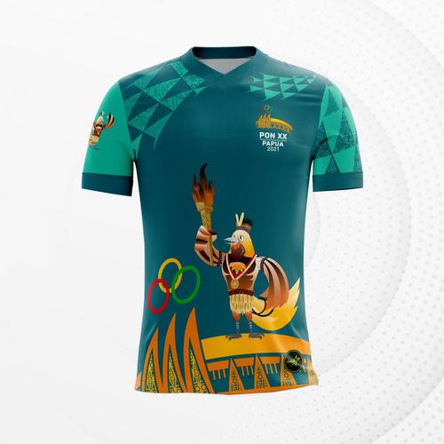 Baju Kaos Jersey Polo Pon XX Papua 2021 