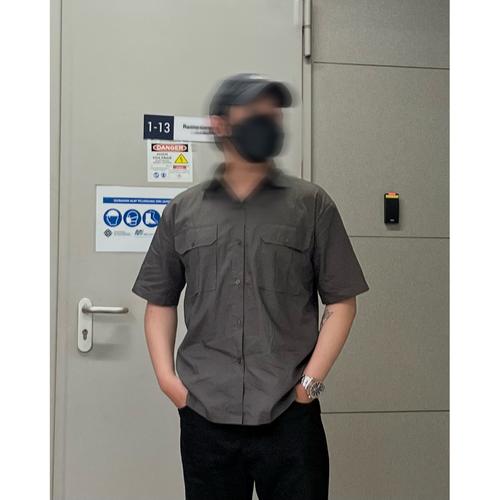 Double Pocket Short Sleeved Shirt 