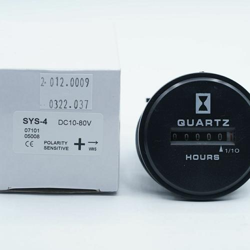Jual HourMeter SYS4 DC 10V80V Quartz Hour Meter 6 Digit Mechanical