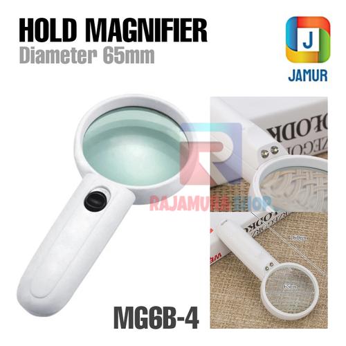 Jual KACA PEMBESAR LED MG6B-4 MAGNIFIER GLASS KACA LOOP LENSA PEMBESAR ...