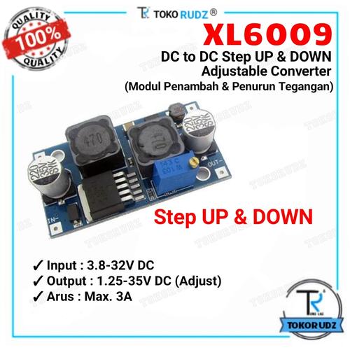 Convertitore DC-DC Step Up/Down Regolabile XL6009 - Modulo Per Regolare