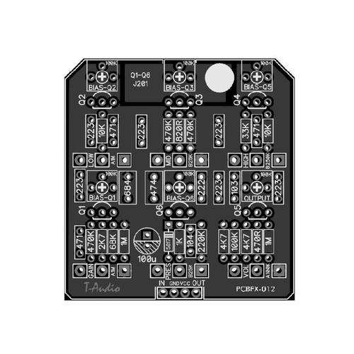 Jual TAudio PCBFX012 Based On JCM 800 Preamp Emulator Pedal Distorsi