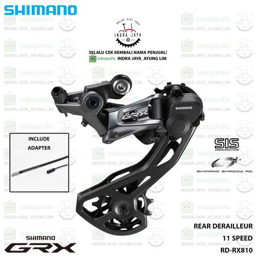 Jual SHIMANO RD-RX810 GRX Rear Derailleur 11-speed Kota