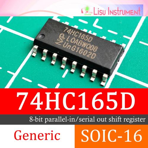 50x 74HC165D 74HC165 HC165 Shift Register SOP-16 | 8-Bit Parallel-In/Serial-Out IC