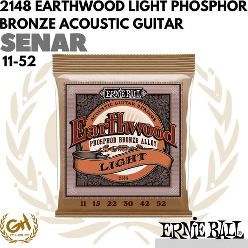 Jual ERNIE BALL 2148 EARTHWOOD LIGHT PHOSPHOR BRONZE ACOUSTIC , 1152