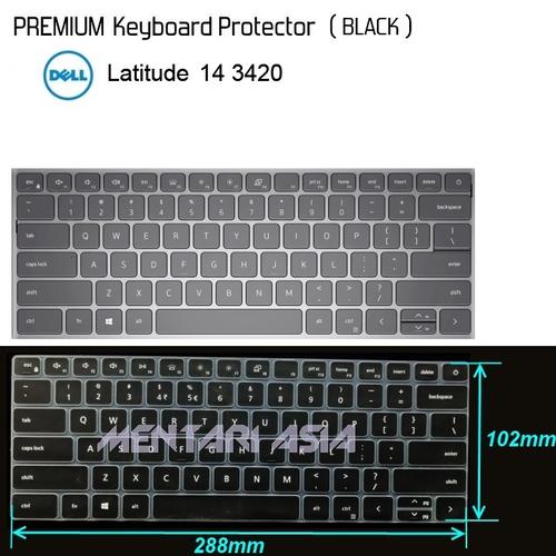 Jual Keyboard Protector DELL Latitude 143420 PREMIUM BLACK Jakarta