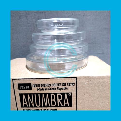 Jual Petridish Anumbra 60x15mm / Cawan Petri Anumbra / Petri dish glass