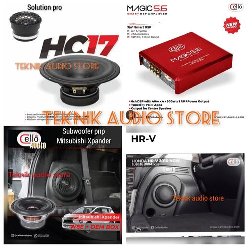 Jual Paket Cello Audio Pro Series Sub Box 8inch W8SL PNP HRVXpander