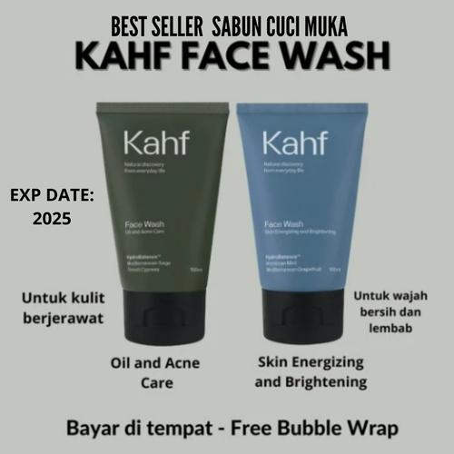 Promo Kahf Face Wash 100 ml Biru Kota Surabaya Gatsby Murah
