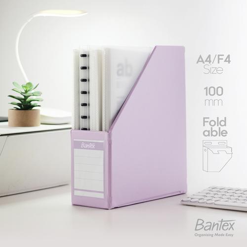 Jual Bantex Box File / Magazine File A4 F4 Folio 100 mm Light Lilac ...