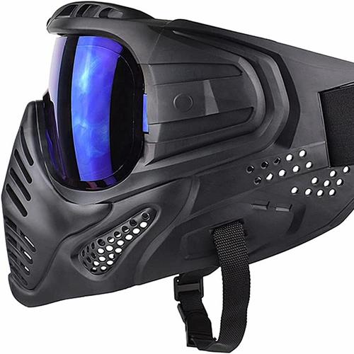 Jual ZL6 Khan Mask Full Face Mask Speedqb Bukan FMA DYE Blue Lens