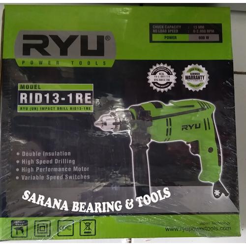 Jual RYU IMPACT DRILL RID13-1RE - MESIN BOR BETON, BESI & KAYU ...