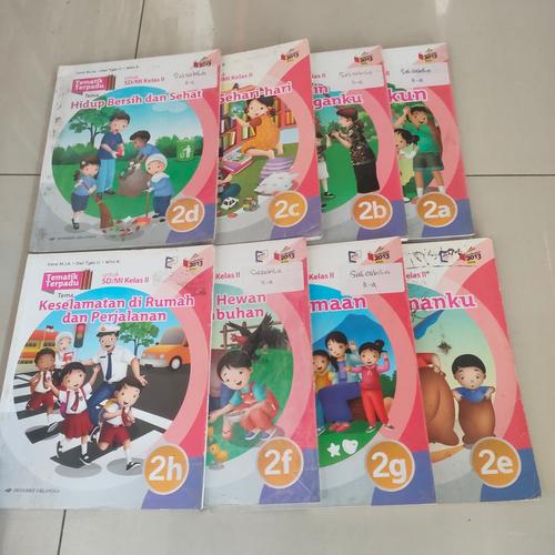 Jual PAKET SET BUKU TEMATIK TERPADU KELAS 2 SD K13N ERLANGGA - Kota ...