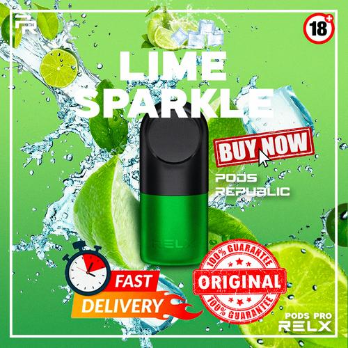 Jual RELX Pods Pro Lime Sparkle 5 Pods(Promo!) Jakarta Timur