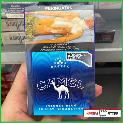 Jual ROKOK CAMEL INTENSE BLUE 16 MILD CIGARETTES 1 BUNGKUS 16 Jakarta Pusat Nasitem Store