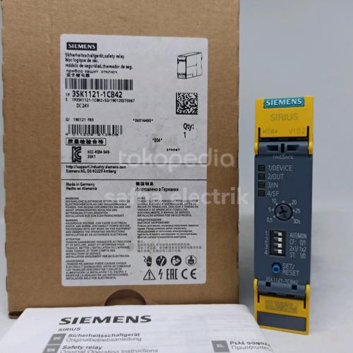 Jual SIEMENS 3SK1121-1CB42 SIRIUS safety relay - Jakarta Barat - safha