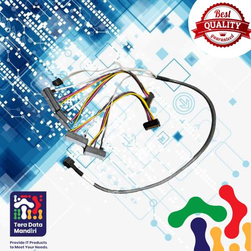 Cavo Mini SAS SFF-8643 A 4xSAS SFF-8482 1M 12 Gbps Con Connettore IDE RHS36-4819, Nuovo