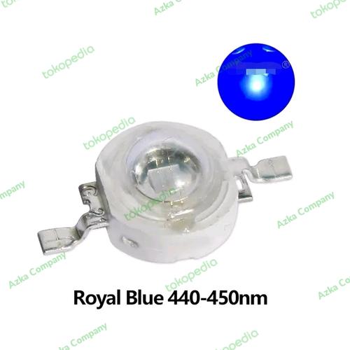 Jual HPL 1W / High Power LED 1 Watt Royal Blue 445nm Grow Light tanpa pcb Kab. Bandung