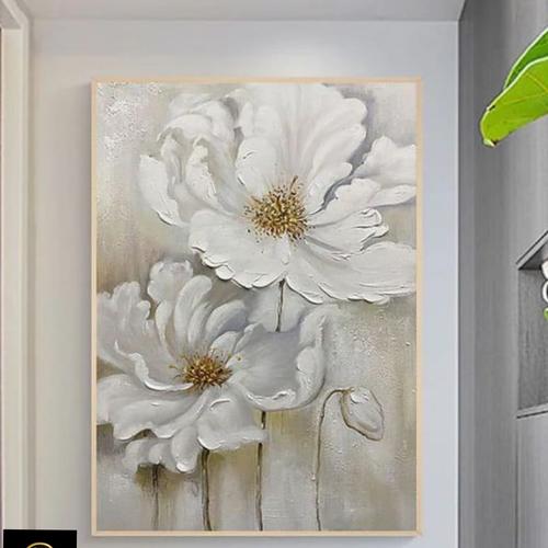 Jual lukisan bunga modern lukisan dinding ruang tamu dekorasi rumah