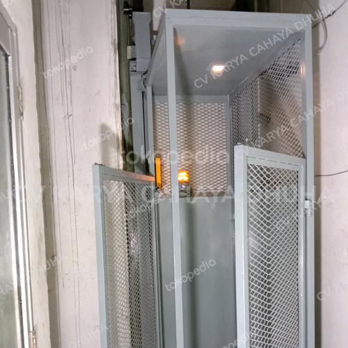 Jual Lift barang Modifikasi home lift 2 pintu opening Kab. Tangerang