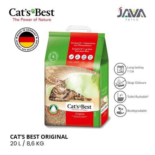 Promo Cat's Best Original Cat Litter Pasir Kucing Gumpal Organik 20L Jakarta Selatan