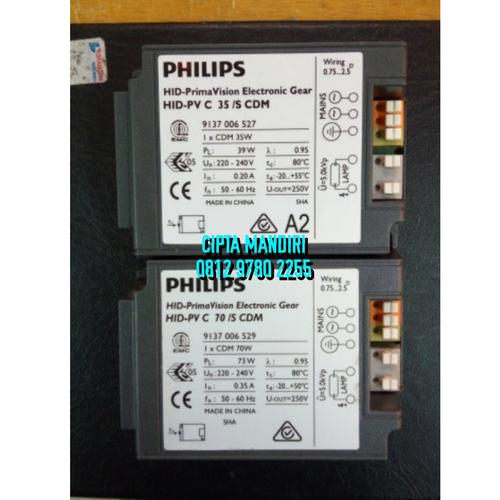 Ballast électronique Philips HID-PV 2x35W Pour Lampes Halogénures Métalliques - Neuf