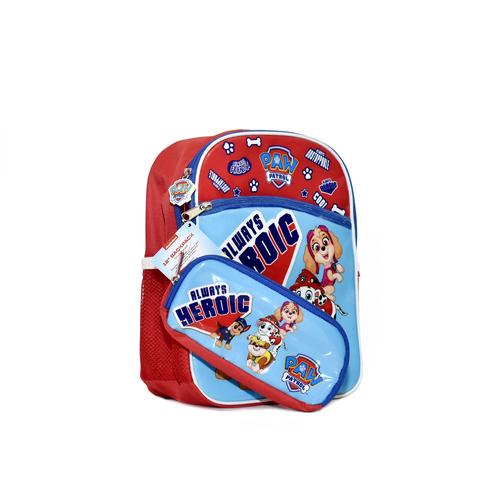 Promo PAW PATROL Backpack Plus Pencase 