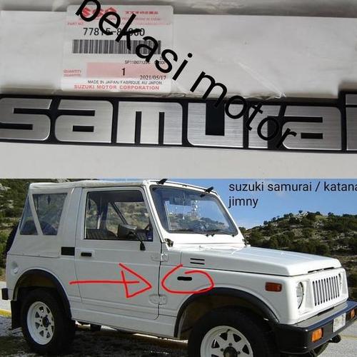 Jual Logo Emblem Samurai Original Suzuki Bisa Katana Jimny - Jakarta