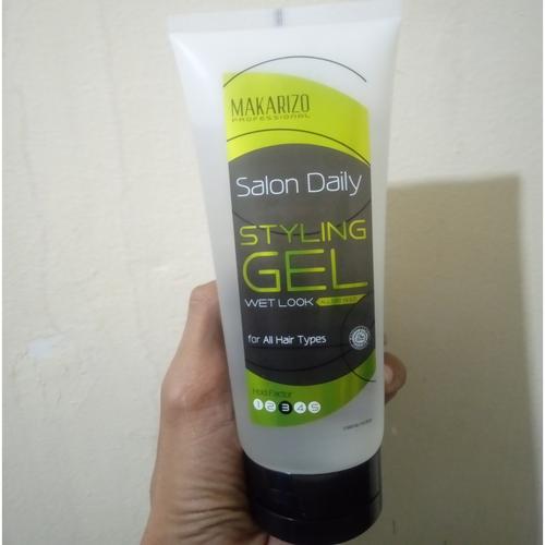 Jual makarizo salon daily styling gel wet look for all hair types 200