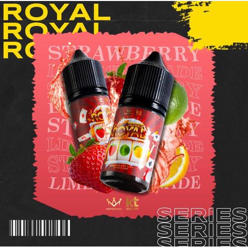 Promo Royal Strawberry Lime Lemonade Salt Nic 30ML by KT Brewery
