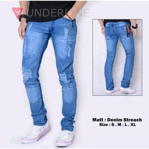 Jual celana jeans under line premium 