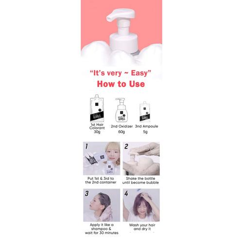 Jual MISC EN SCENE X Blackpink Hello Bubble Hair Color (Hair dye) Ash