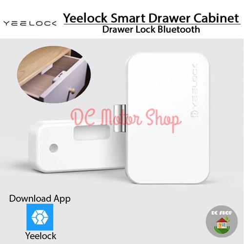 Jual YEELOCK Smart Drawer Lock Keyless Bluetooth App Kunci
