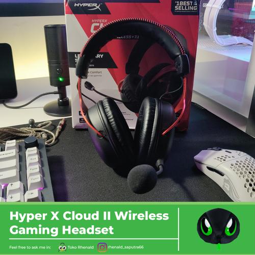 Wireless Gaming Headset Bekas Hyper x 