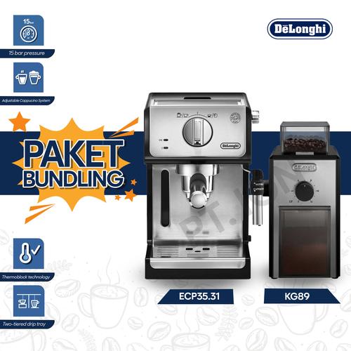 Jual Bundling DeLonghi Mesin Kopi ECP35 