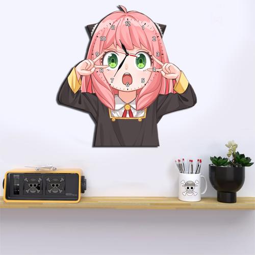 Jual Jam Dinding Pola Unik Design Anya Special Edition - Anya 4 - Kota