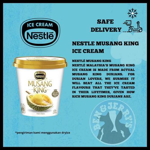 Jual Nestle Durian Musang King Ice Cream Halal Original Best Seller