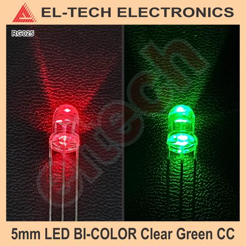 Jual 10pcs LED 5mm 5 mm Bi Color 2 Dual Warna Red Green Merah Hijau CN ...